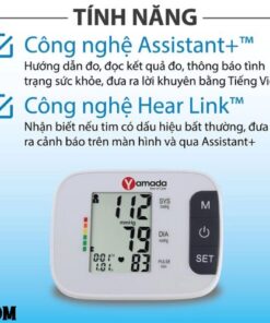 Máy đo huyết áp điện tử Yamada 1358 công nghệ Nhật Bản